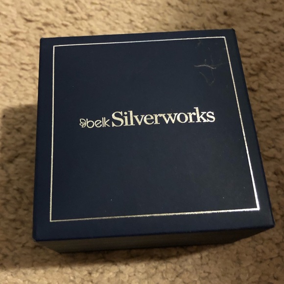 NWT Belk Silverworks K Bracelet. Never taken out of box. Fine silver plated. - Picture 3 of 4